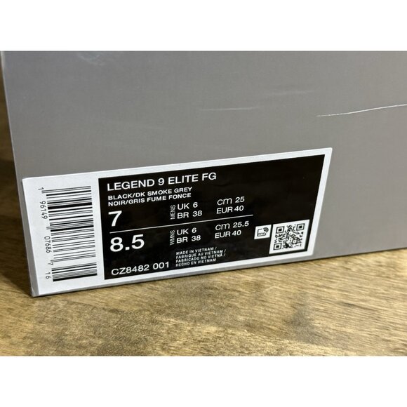 Nike Tiempo Legend 9 Elite FG | Black • Blue | Multi Sizes | CZ8482-001 - Picture 10 of 11